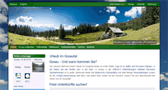 Desktop Screenshot of gosautal.net