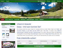 Tablet Screenshot of gosautal.net